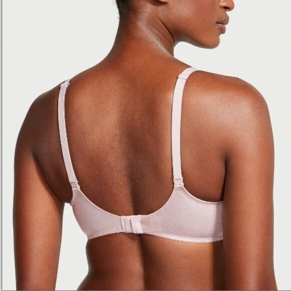 38D Victoria Secret Very Sexy Lightly Lined Shimmer Full Bra Pale Plum nwt - Picture 7 of 12